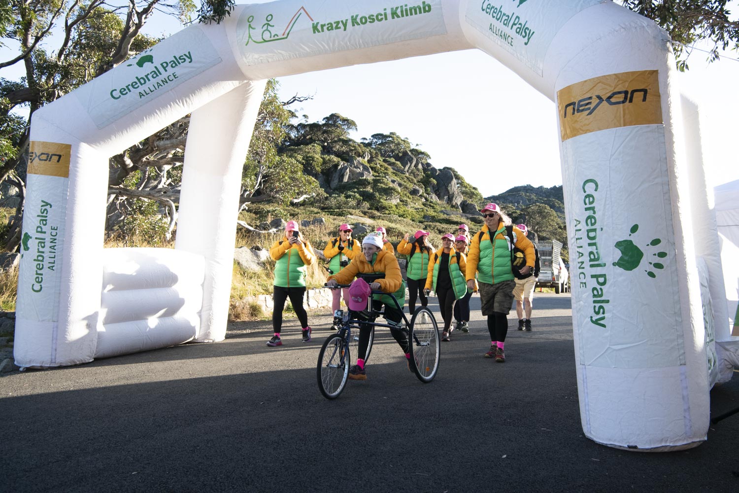 Kosci participant finishing